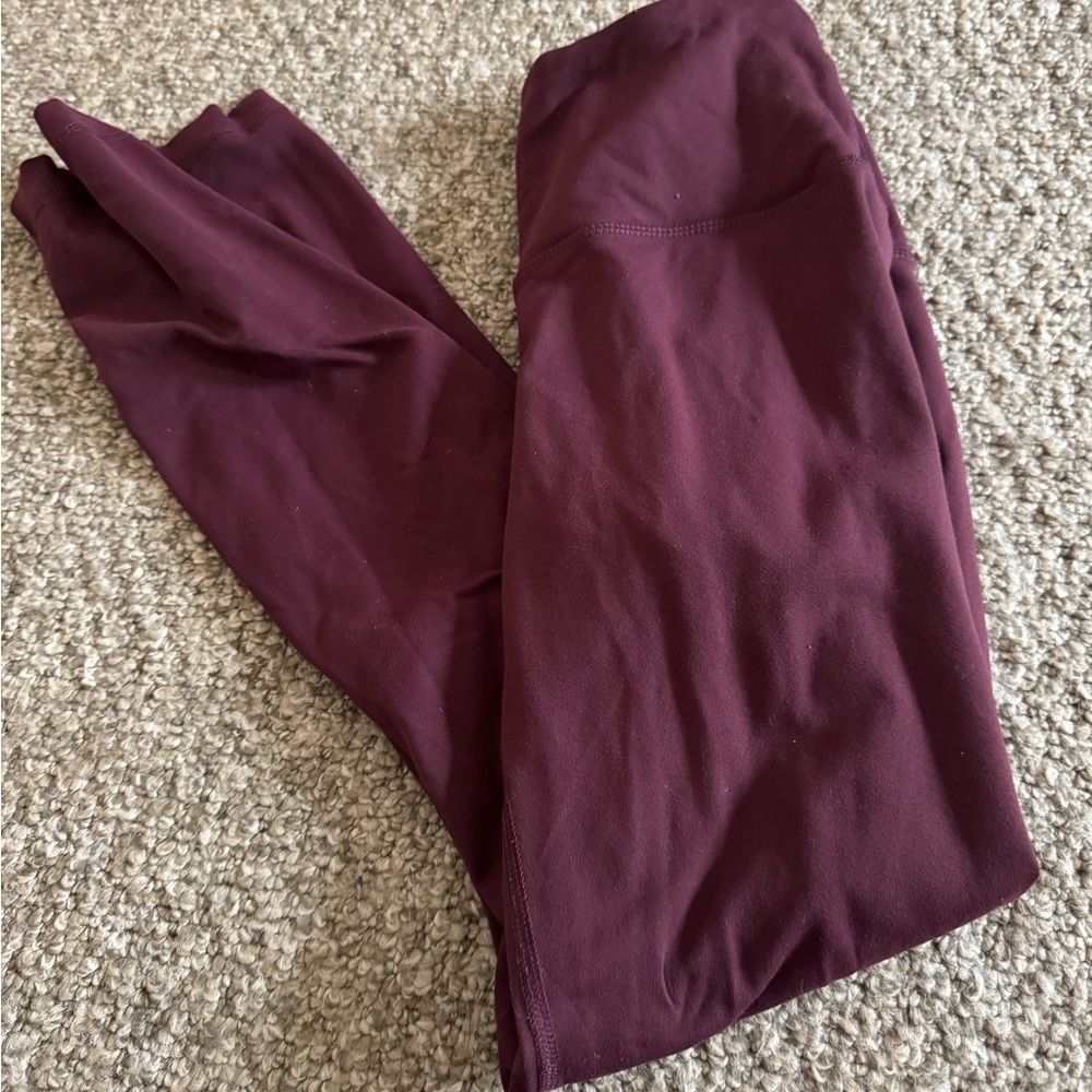Burgundy Leggings